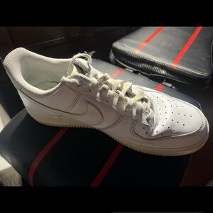 Nike Air Force 1 trainers in white #AirForce1